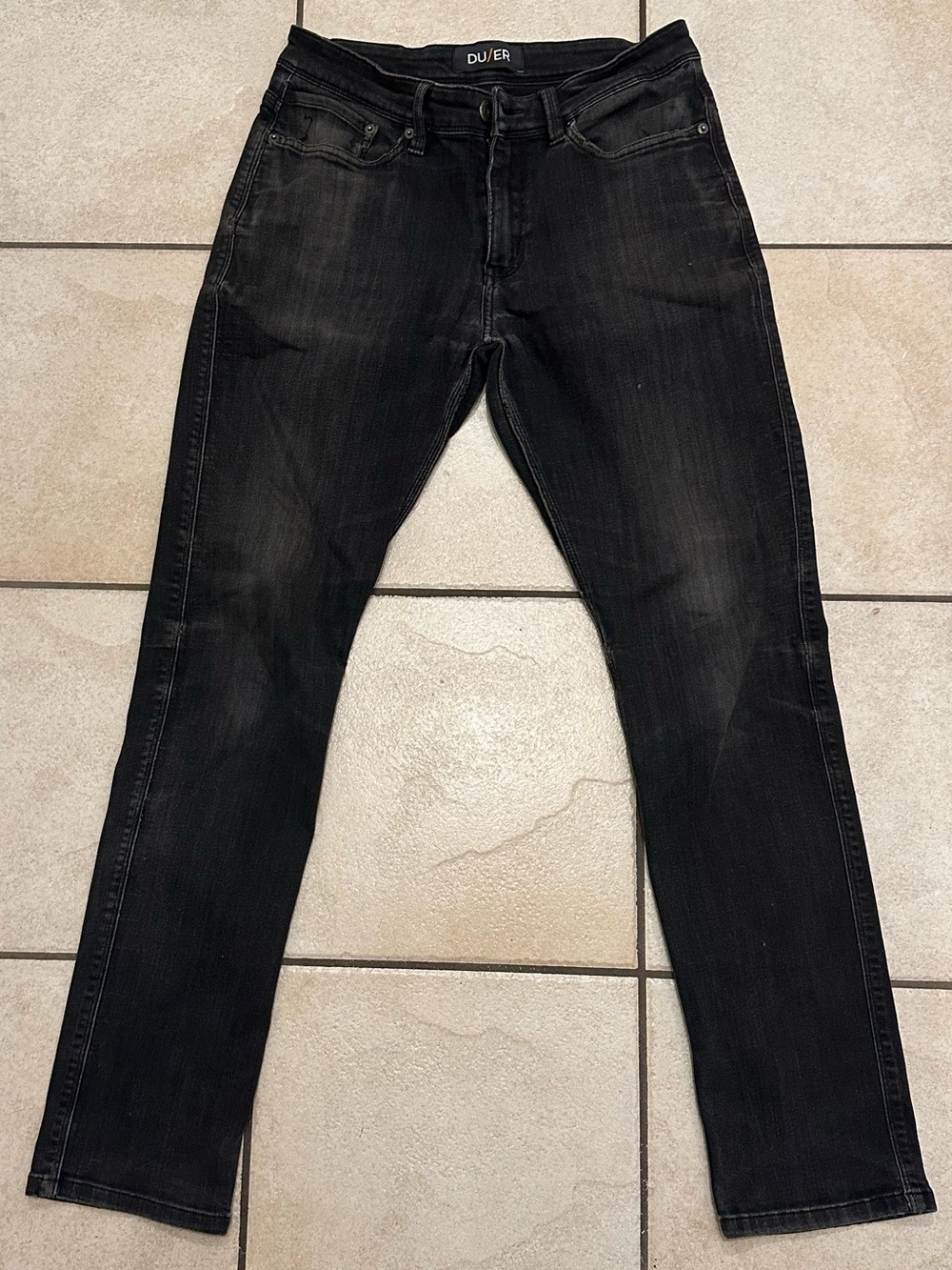 DU/ER Black L2X men’s jeans